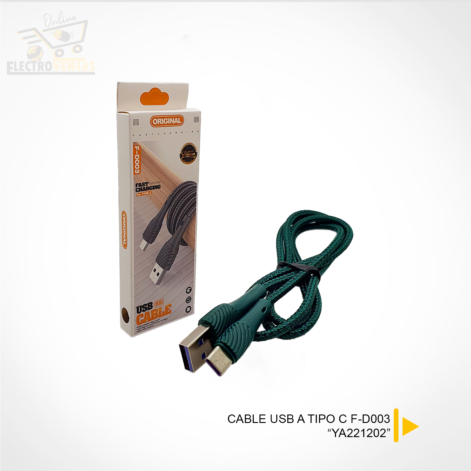 Cable USB Tipo C v3.0 100cm - EPY Electrónica Bolivia