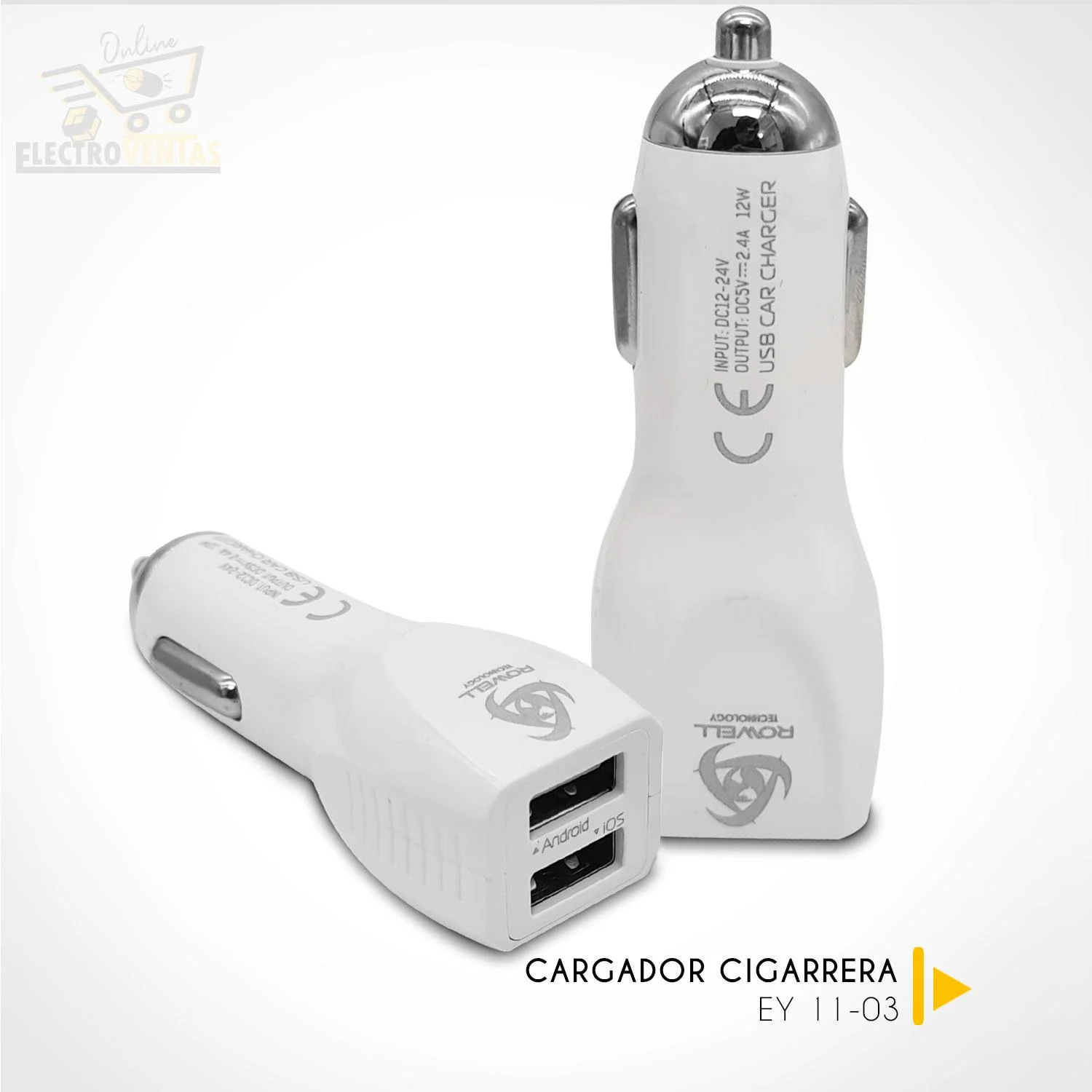 Cargador USB con Cigarrera Económico – Moto Repuestos Calle Blancos