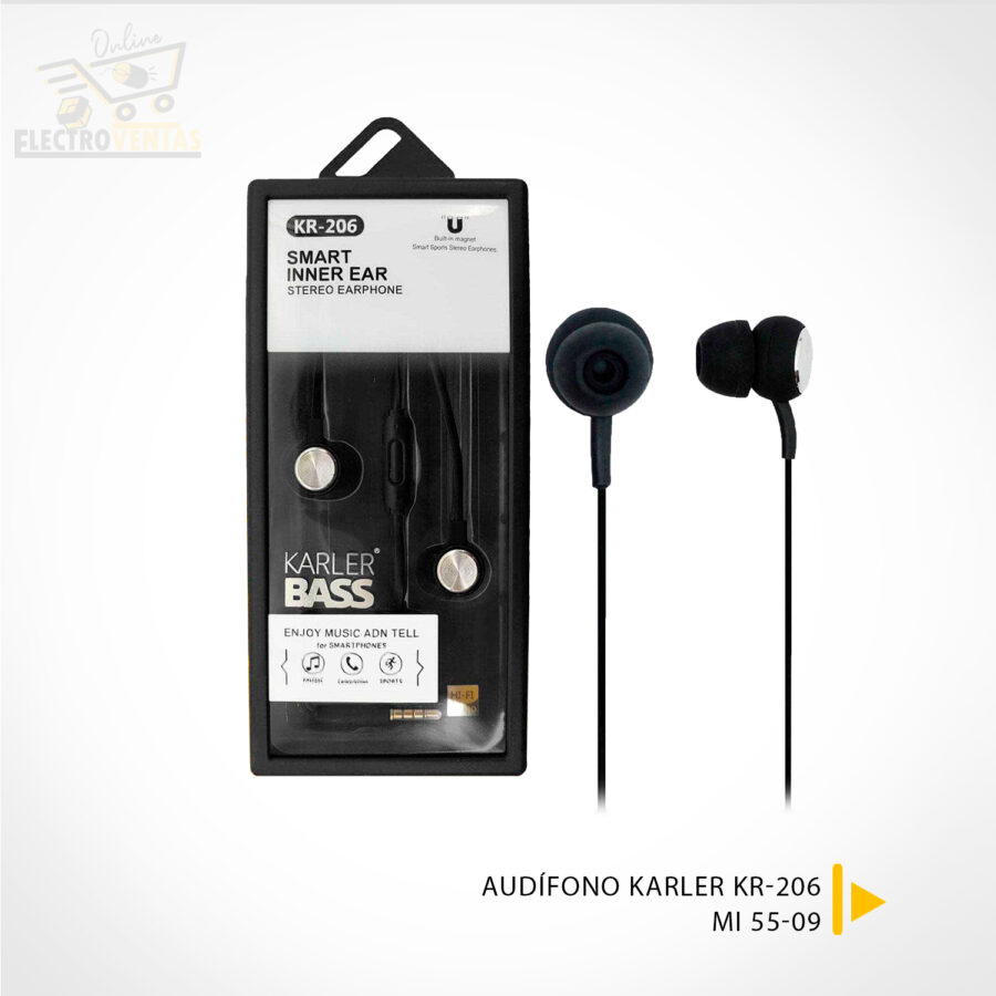 OFERTA MI 55 09 AUDIFONO KARLER KR 206 VENTAS POR MAYOR BOLIVIA