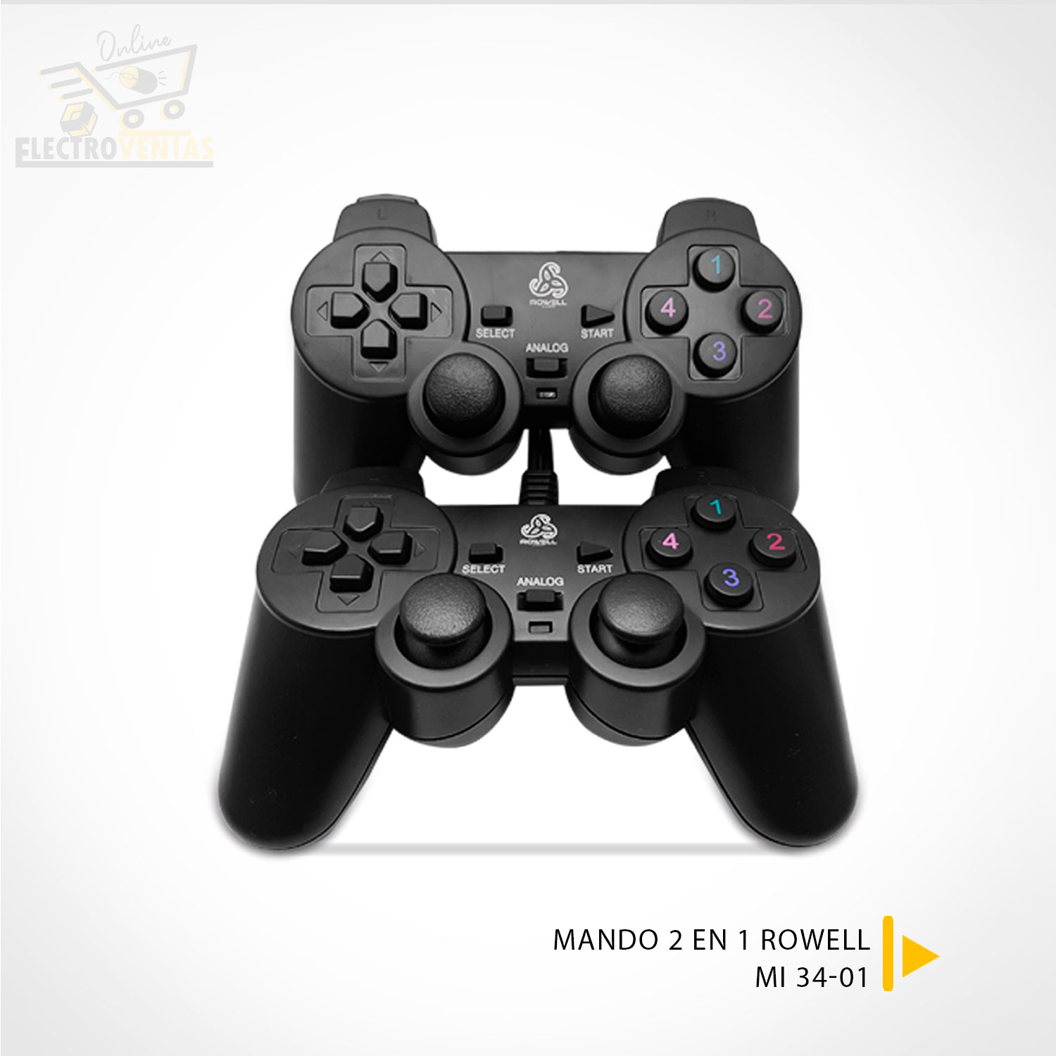 Rowell Bolivia - El mando en tu control, ROWELL P/PLAY 2 es útil y  conveniente a la hora de jugar. ✓El controlador inalámbrico para PS2 está  diseñado para el jugador que solo