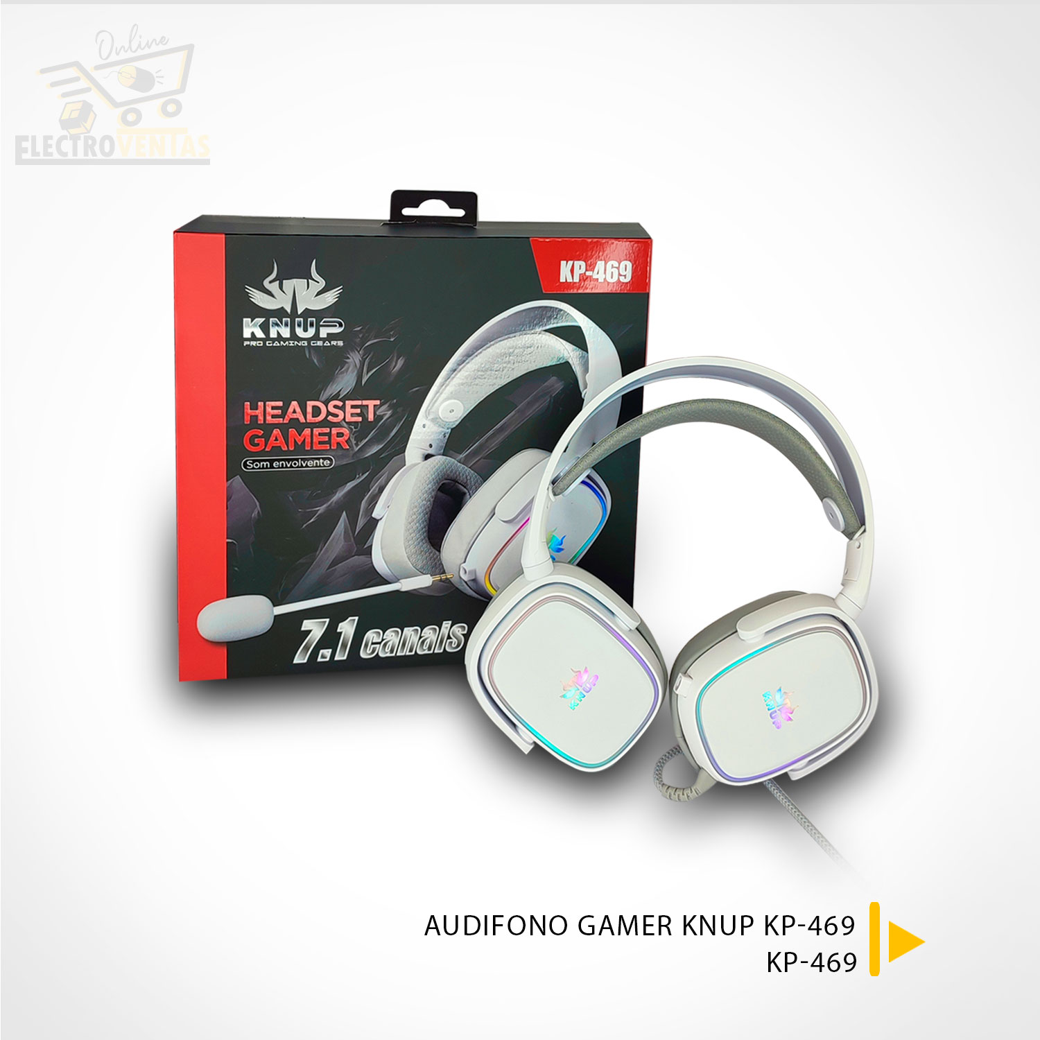 OFERTA KP 469 AUDIFONO GAMER KNUP KP 469 VENTAS POR MAYOR BOLIVIA