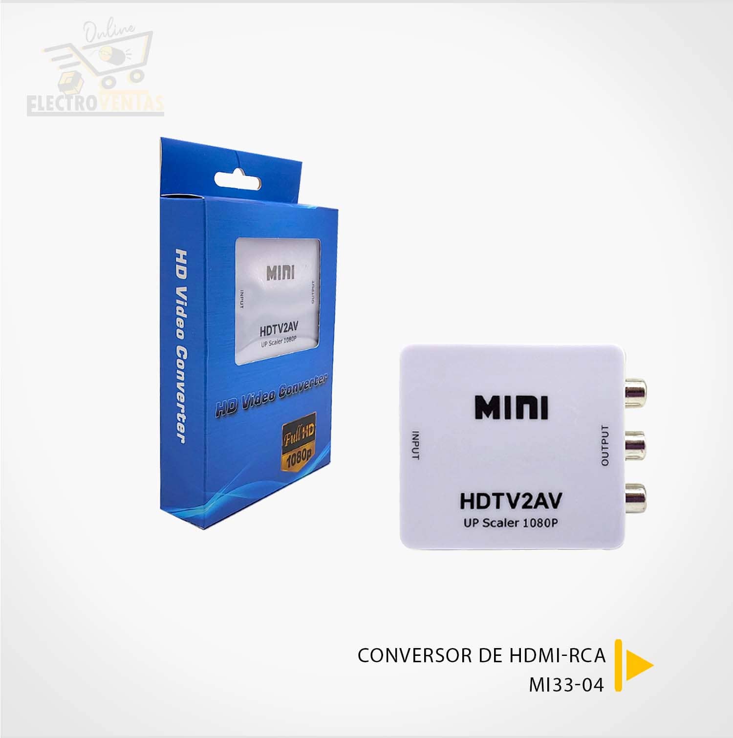 Convertidor de señal RCA a HDMI - Tecnología en Línea