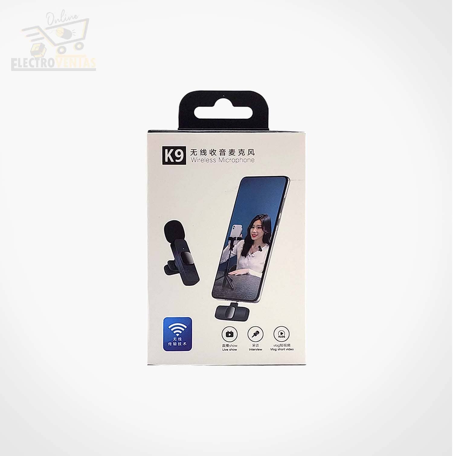 Micrófono Inalámbrico K9 (iOS / Android ) – Mi tienda