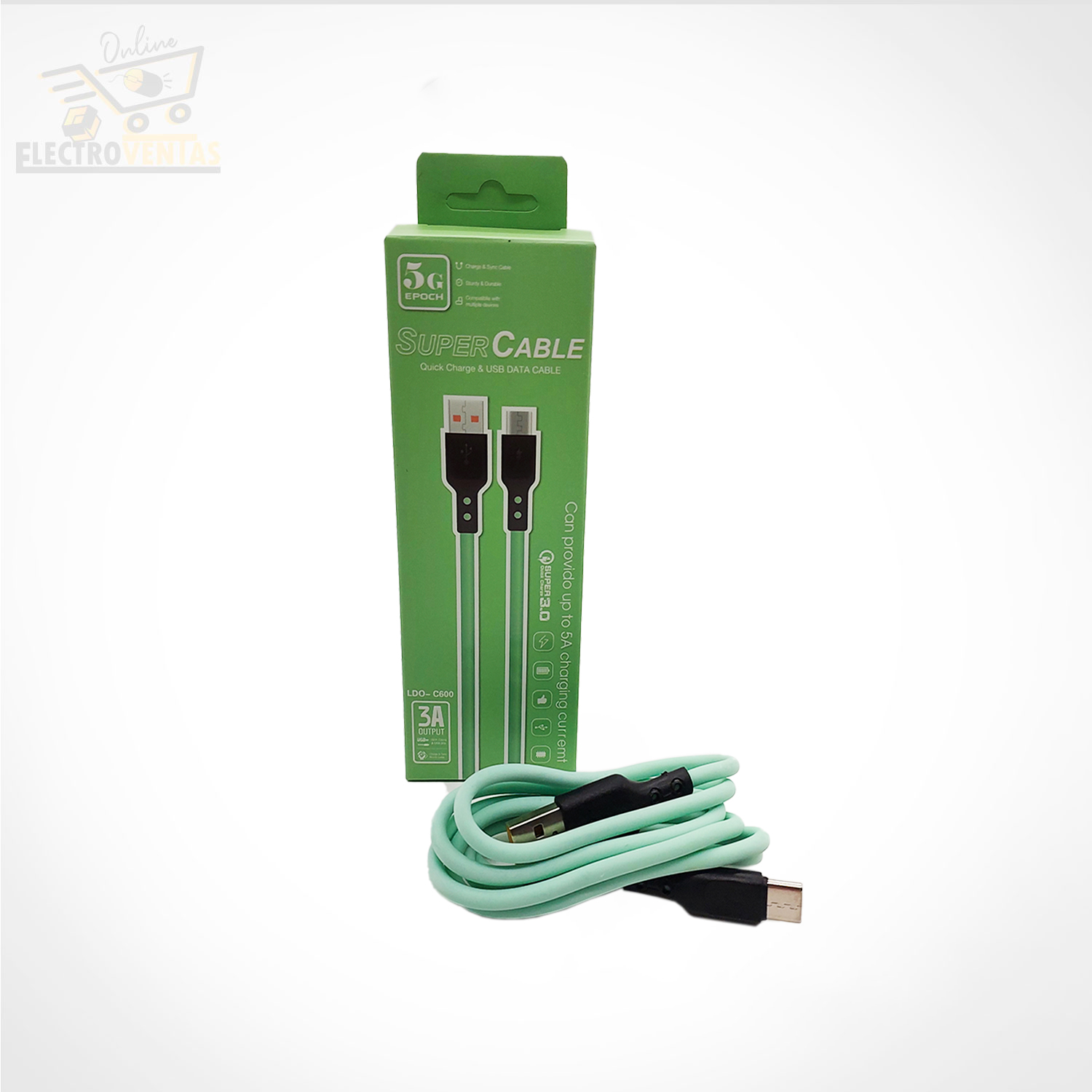 Cable USB Tipo C v3.0 100cm - EPY Electrónica Bolivia